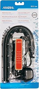 Marina LED Curtain Betta Aquarium Air Pump, 14-Inch, Red