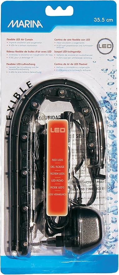 Amazon Com Marina Led Curtain Betta Aquarium Air Pump 14 Inch