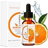Elite Glow: Best Vitamin C Serum for Face with Vitamin E, Retinol & Hyaluronic Acid - Anti Aging Serum Erase Fine Lines, Dark Spots while Hydrate & Brighten All Skin Types of Men & Women | 1Fl Oz