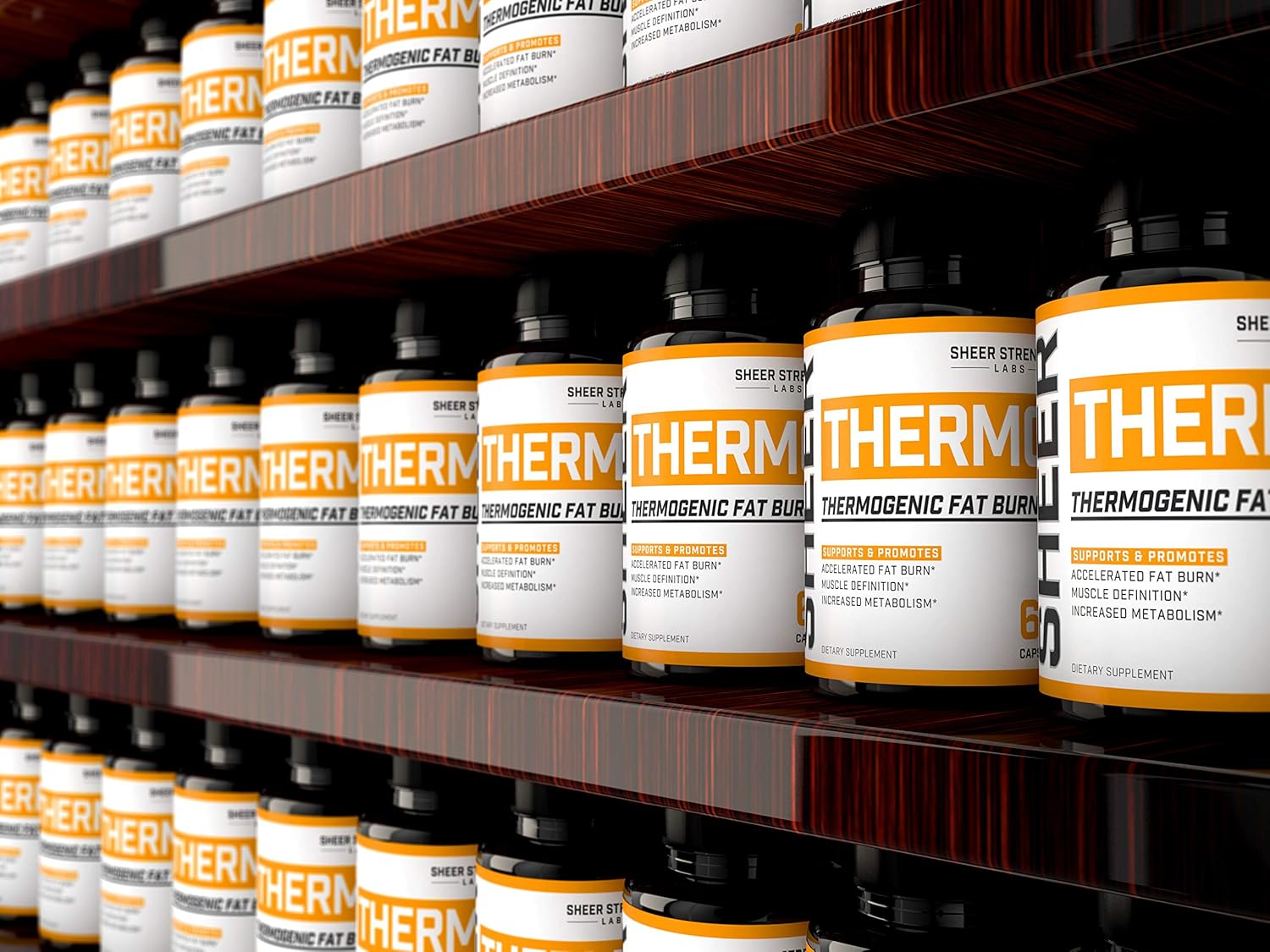 THERMO Fat Burner (60ct) Thermogenic Weight Loss Supplement for Women