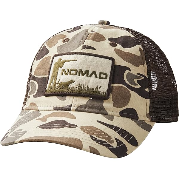 Nomad Men's Standard Woven Patch Camo Hunting Cap W/Snap