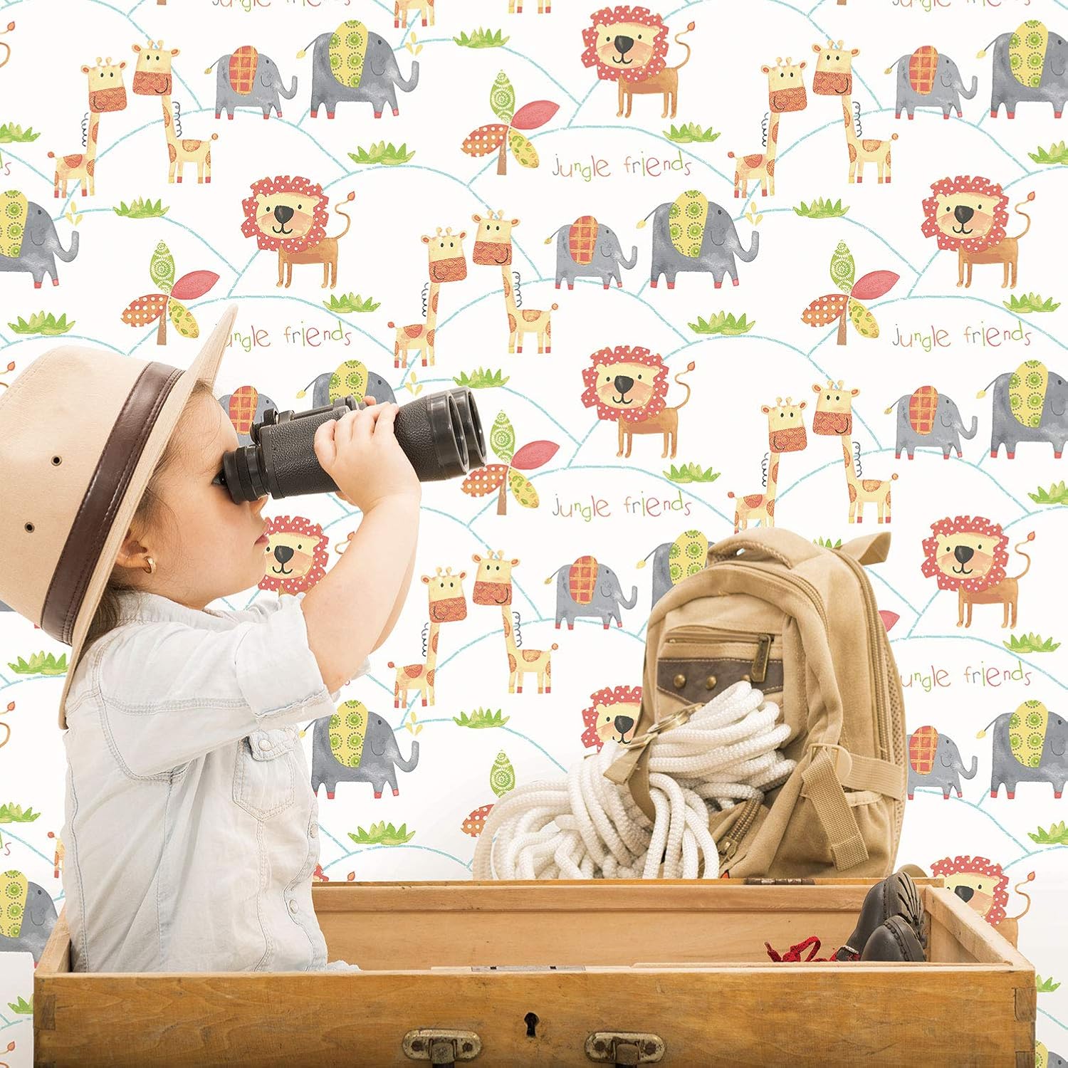 Galerie G56023 Just 4 Kids 2 Wallpaper, Orange, Orange / Grey - Image 3