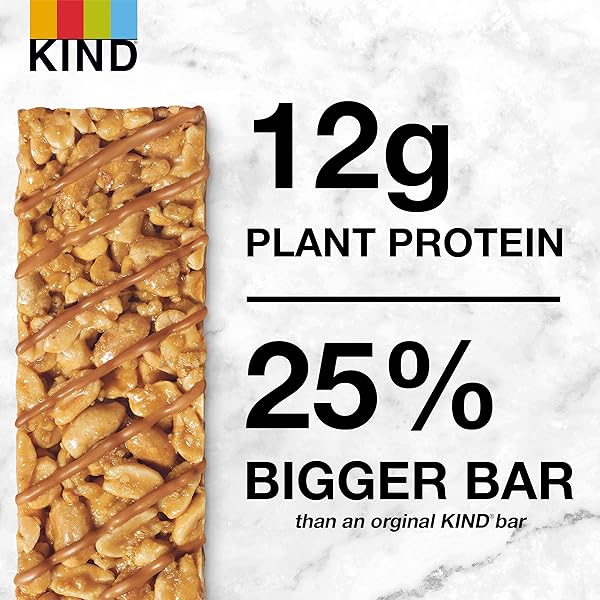 KIND PROTEIN BARS, CRUNCHY PEANUT BUTTER, GLUTEN FREE, HEALTHY SNACKS, 12G PROTEIN, 12 COUNT