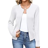 Totatuit Womens Long Sleeve Zip Up Sweater Cardigans Knitted Lightweight Zipper Jacket