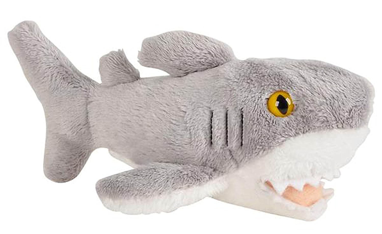 Wildlife Tree 5" Stuffed Great White Shark Pup Zoo Animal Plush Floppy Animal Kingdom Babies Collection