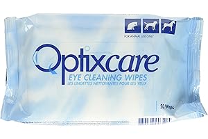 Optixcare 50 Count Eye Cleaning Wipes for Animals