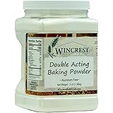 Double Acting Baking Powder - Aluminum Free - 3 Lb Economy Size Tub