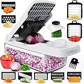 Fullstar Vegetable Chopper & Mandoline Slicer for Kitchen - Food Chopper with Container, Cheese Grater, Home Essentials & Kit