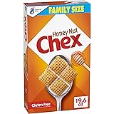 Honey Nut Chex Cereal, Gluten Free Breakfast Cereal, Made with Whole Grain, Family Size, 19.6 OZ