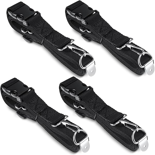 thumbnail image 2 of RV TV Straps 53" Anti-Tip Safety Straps - Heavy Duty TV Tie-Down Straps For RVs 2 of 13