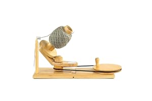 Hand Operated Premium Crafted Knitting & Crochet Ball Winder | Knitter's Gifts Center Pull Ball Winder | Nagina International
