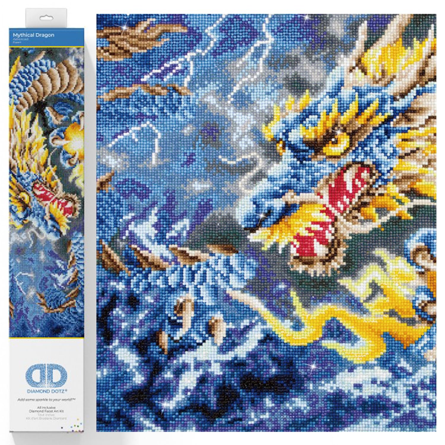 Diamond Dotz Painting Kit: Mythical Dragon