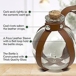 Cosmic Chameleon Glass Potion Bottles with