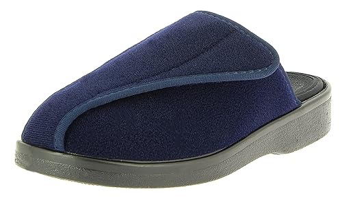 VAROMED Bali 58906 Unisex-Erwachsene,Hausschuh,Therapieschuh,Gesundheitsschuh,Klettpantoffel,Klettverschluss,Wechselfußbett,W