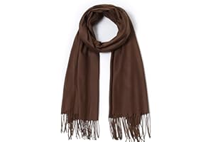 Cindy & Wendy Pashmina Shawls and Wraps Large Scarfs for Women Wedding Party Bridal Long Fashion Solid Shawl Wrap Fringes