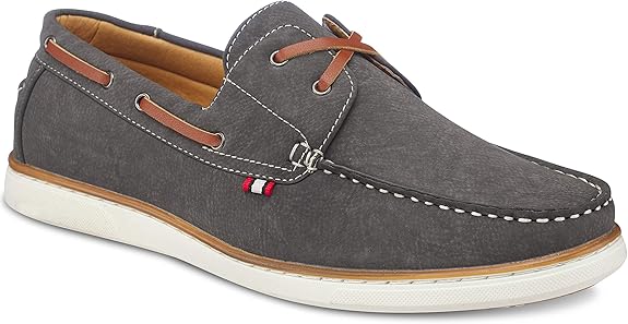 grey deck shoes
