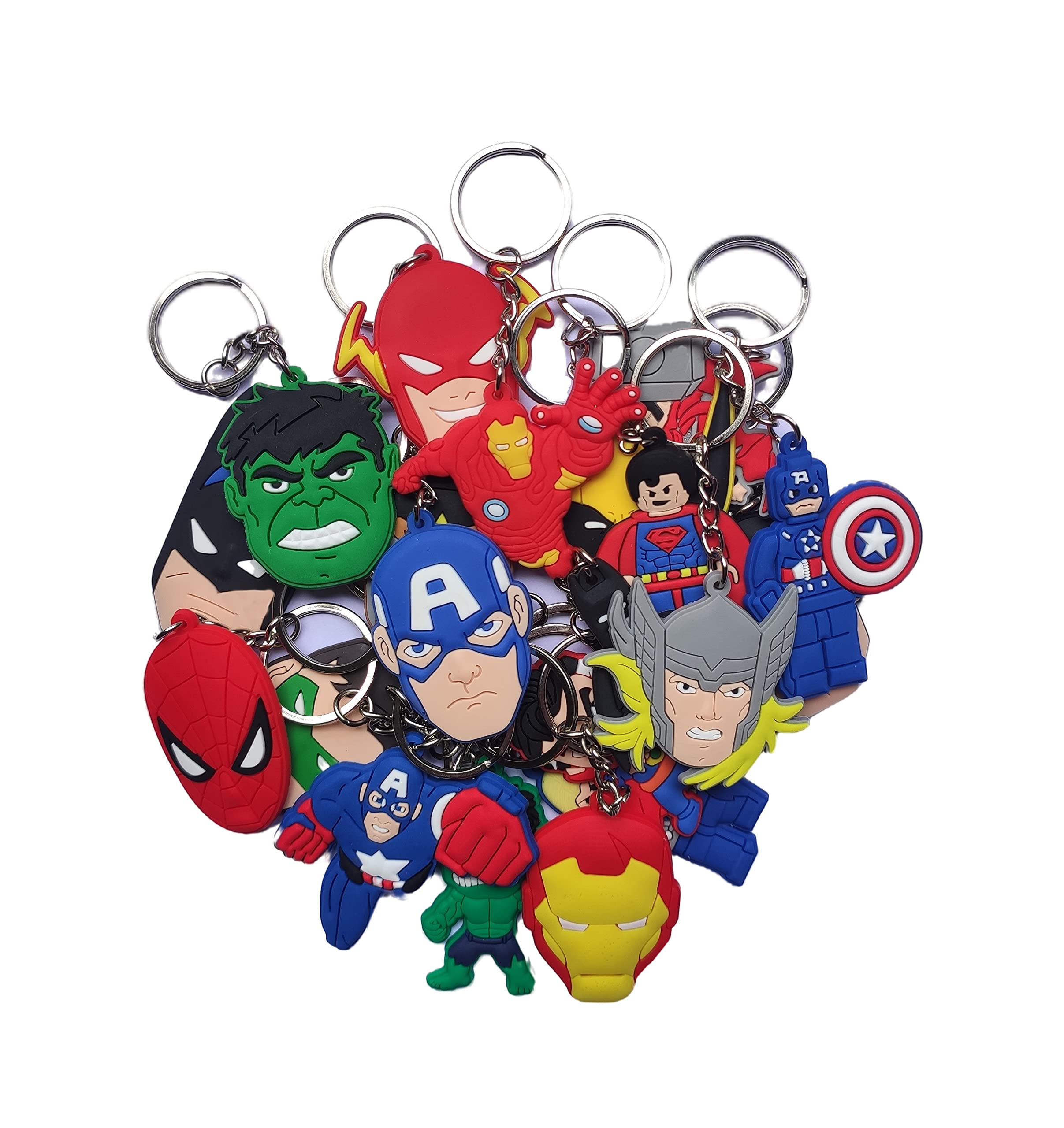 20 Children's Party Favors key chains,, fillers, Christmas gifts, holiday accessories, suitable for children's birthday school carnival rewards, reward boxes, classroom Easter GiftsGuoiondw