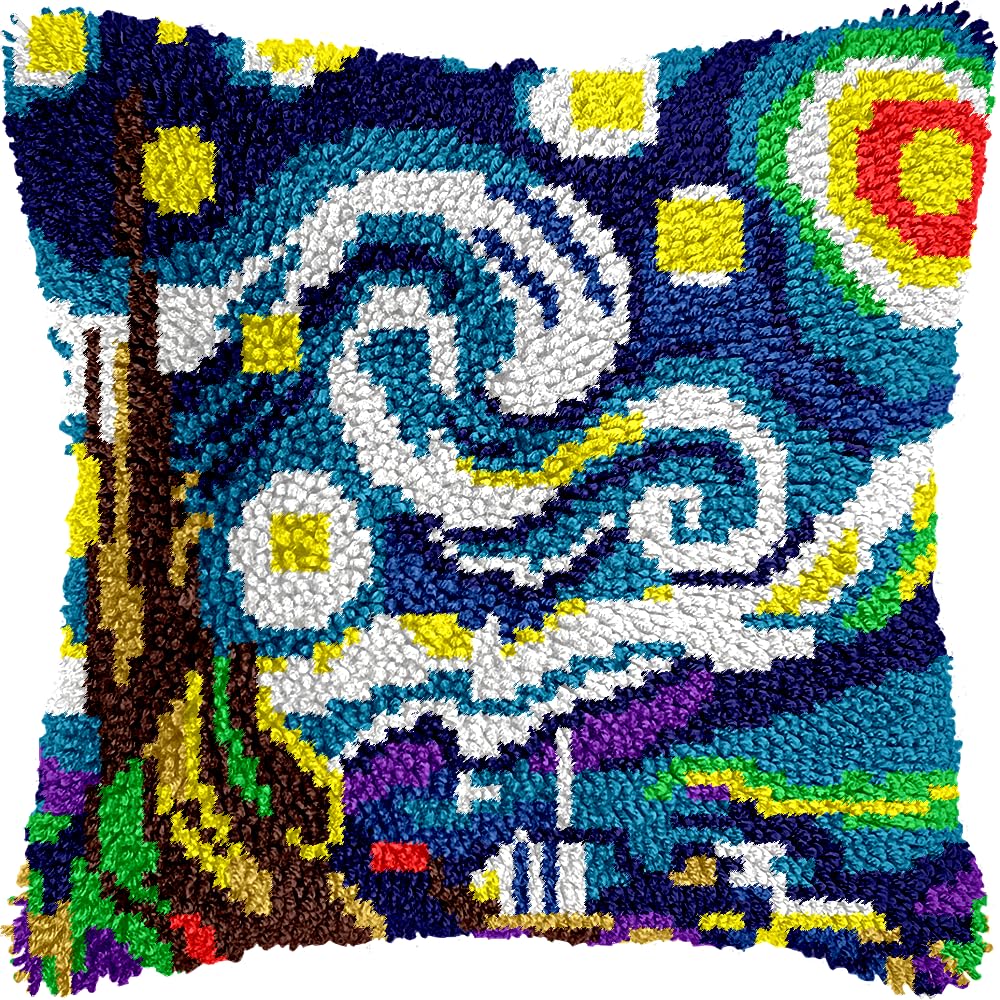veirousa Starry Sky Latch Hook Kits for Adults