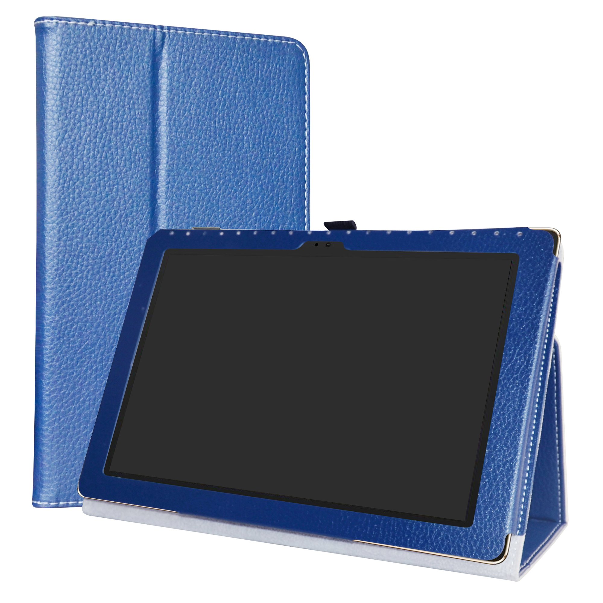 ASUS ZenPad 10 Case,LiuShan PU Leather Slim Folding Stand Cover for ASUS ZenPad Z300C/ Z300M/ Z301M/ Z301ML/ Z301MFL 10.1" Tablet,Blue