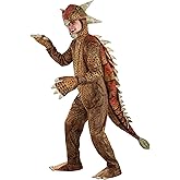 Fun Costumes Adult Ankylosaurus Costume | Jurassic Dinosaur Cosplay Outfit for Halloween Dress Up, Prehistoric Dino Jumpsuit