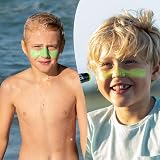 Sun Zapper Zinc Stick SPF50+ Sunscreen 4-Pack Pink Blue Green Yellow Face Kids view 5
