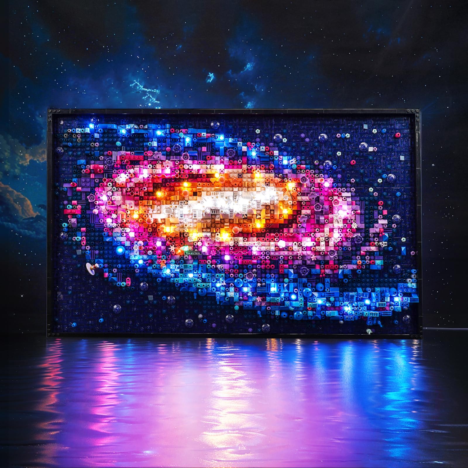 Light Kit for Lego Art The Milky Way Galaxy, Lighting Set for Lego 31212 The Milky Way Galaxy Set - Not Include Models, Just Light Kit — image 1
