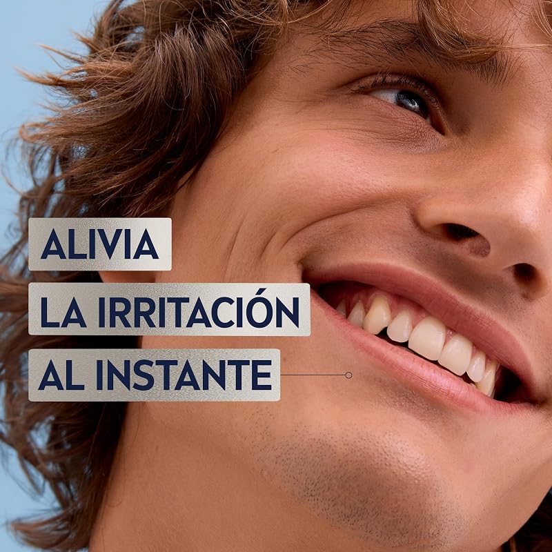 Sensitive Bálsamo After Shave (1 x 100 ml), para el cuidado de la piel sensible, bálsamo anti irritaciones con 0% alcohol para calmar la piel al instante