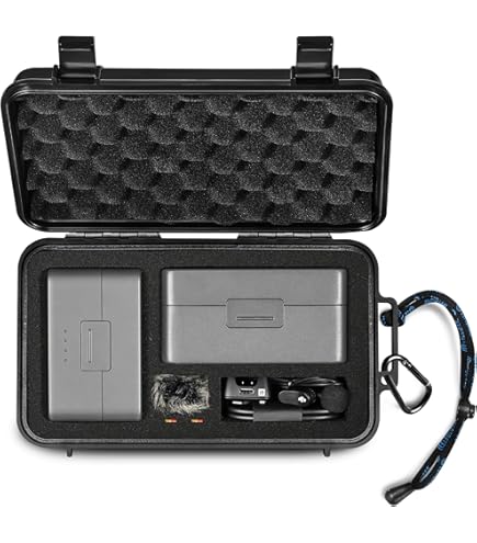 Amazon.com: Carrying Case Storage Bag for DJI Mic (2 TX + 1 RX +