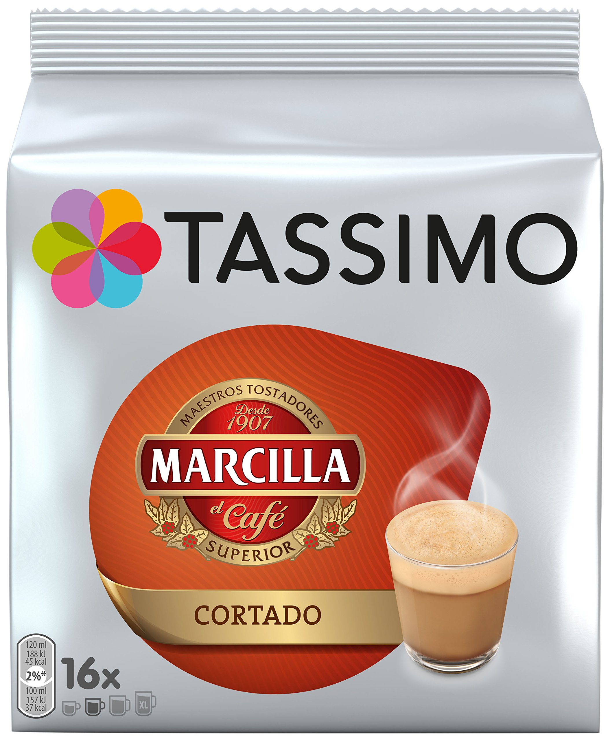 Café Cortado Tassimo Marcilla 16 Cápsulas- Buy Online in Oman at Desertcart  - 75361094.
