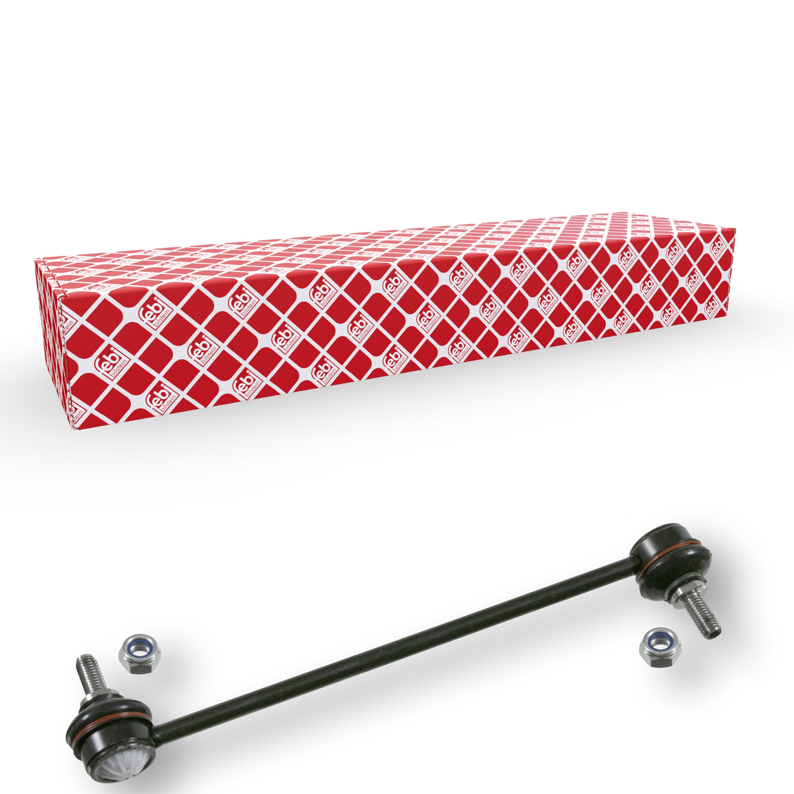 febi bilstein 17377 Stabiliser Link with lock nuts, pack of one