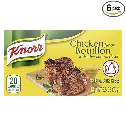 Knorr Cube Bouillon Chicken 6 Cubes Amazon Com Grocery Gourmet Food