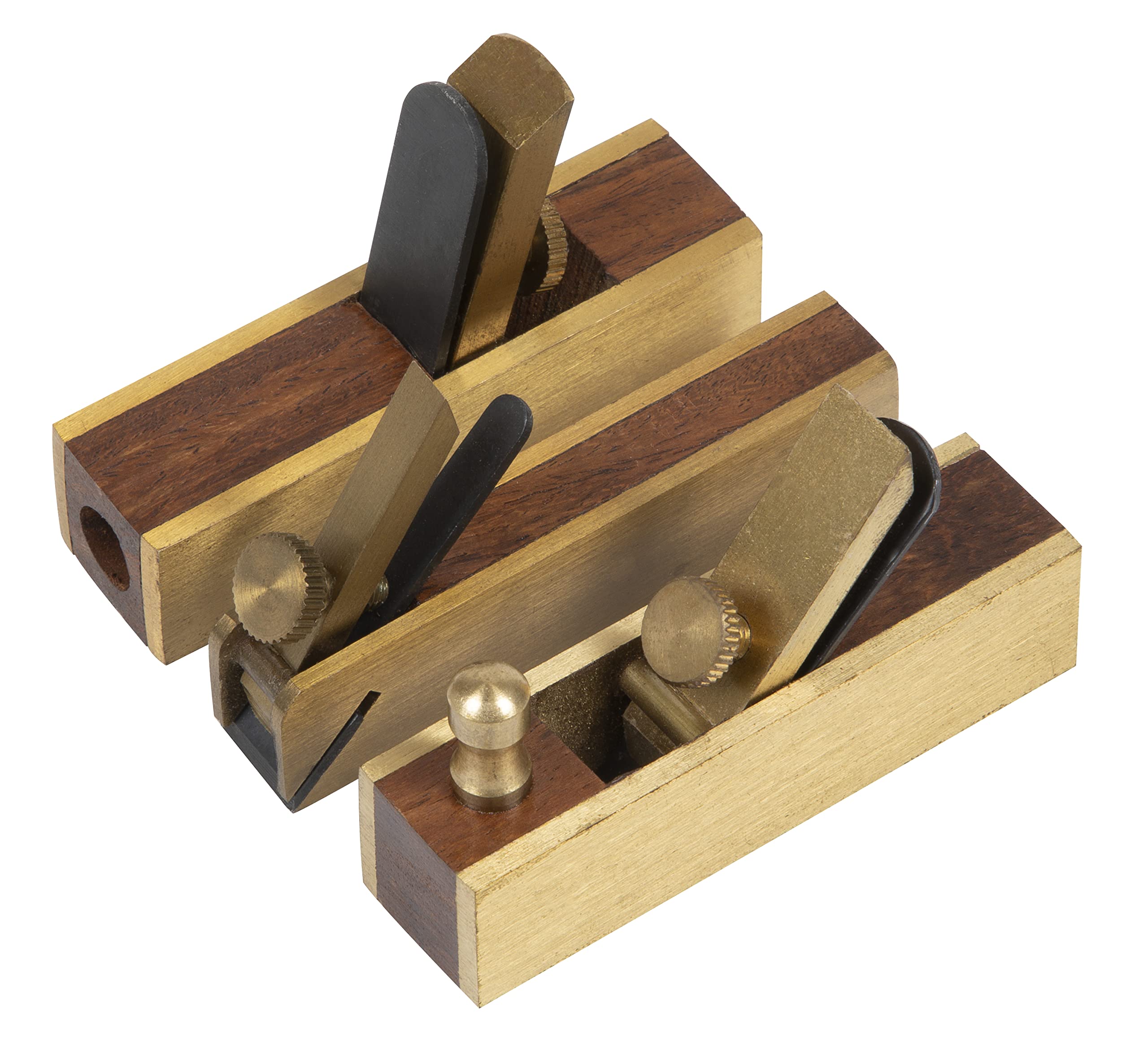 Sealey Mini Brass Plane Set 3pc - MBP03