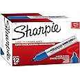 SHARPIE 15003 King Size Permanent Marker, Blue, 12-Pack