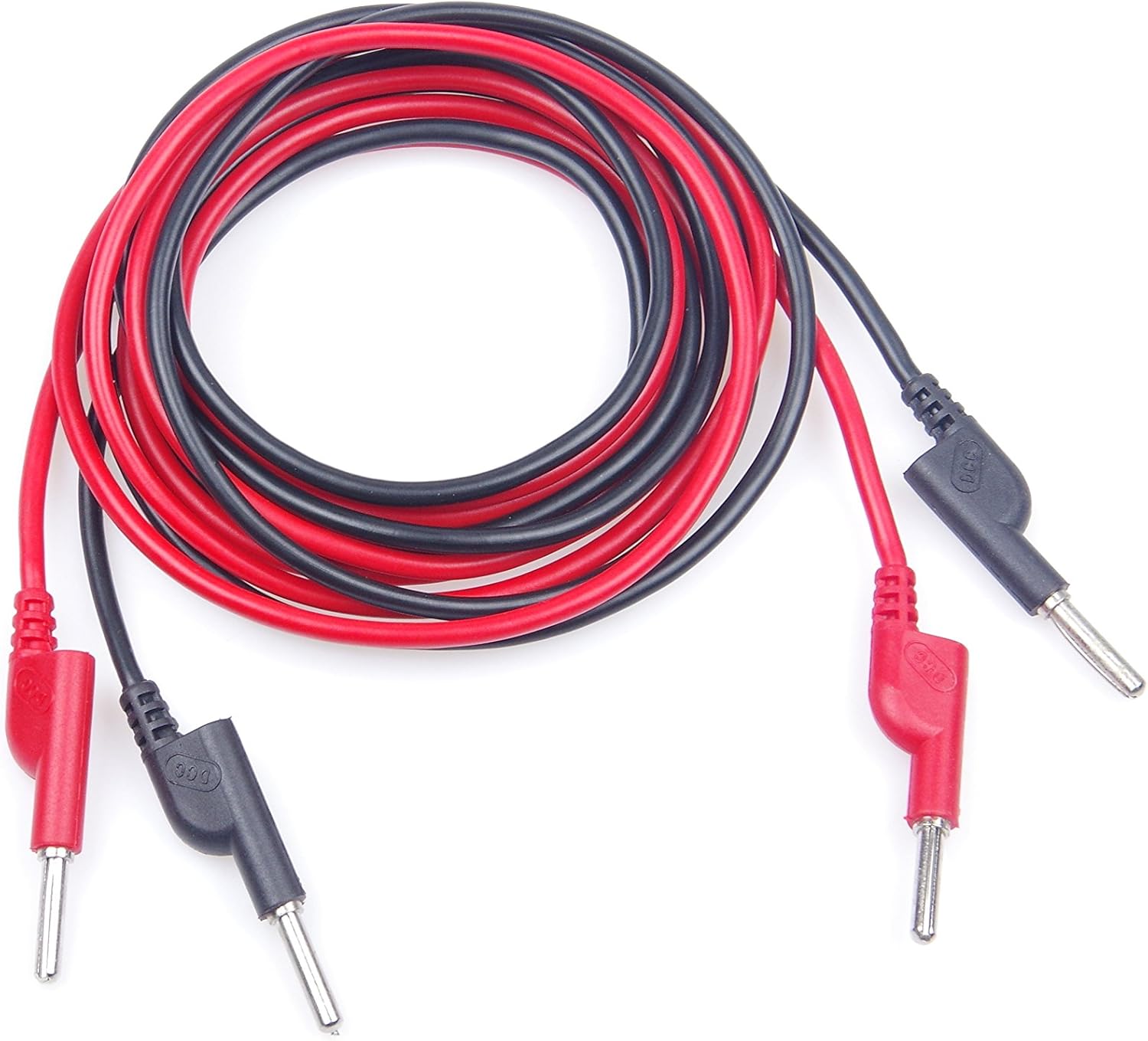 KNACRO 12A 3KV 2.5MM² Test Wire Banana Plug High Voltage Test Wire Current 2m / 6.6ft Red