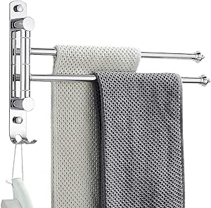 BangShou Toallero Baño Adhesivo Toalleros Barra de Para ...