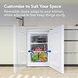 Igenix IG355W Freestanding Under Counter Freezer 88 L 55 cm White view 7
