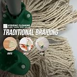 TDBS Mop Heads Replacement Colour Coded Self Threading 5 Pack Green No.12 PY view 4