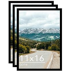 QOTIB 11x16 Picture Frame Black for Wall