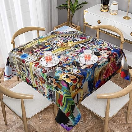 Amazon Co Jp ディズニー1 食卓テーブルクロス 花柄 おしゃれ テーブルカバー 撥水 テーブル コットン 装飾パーティー ダイニング インテリア ホーム キッチン