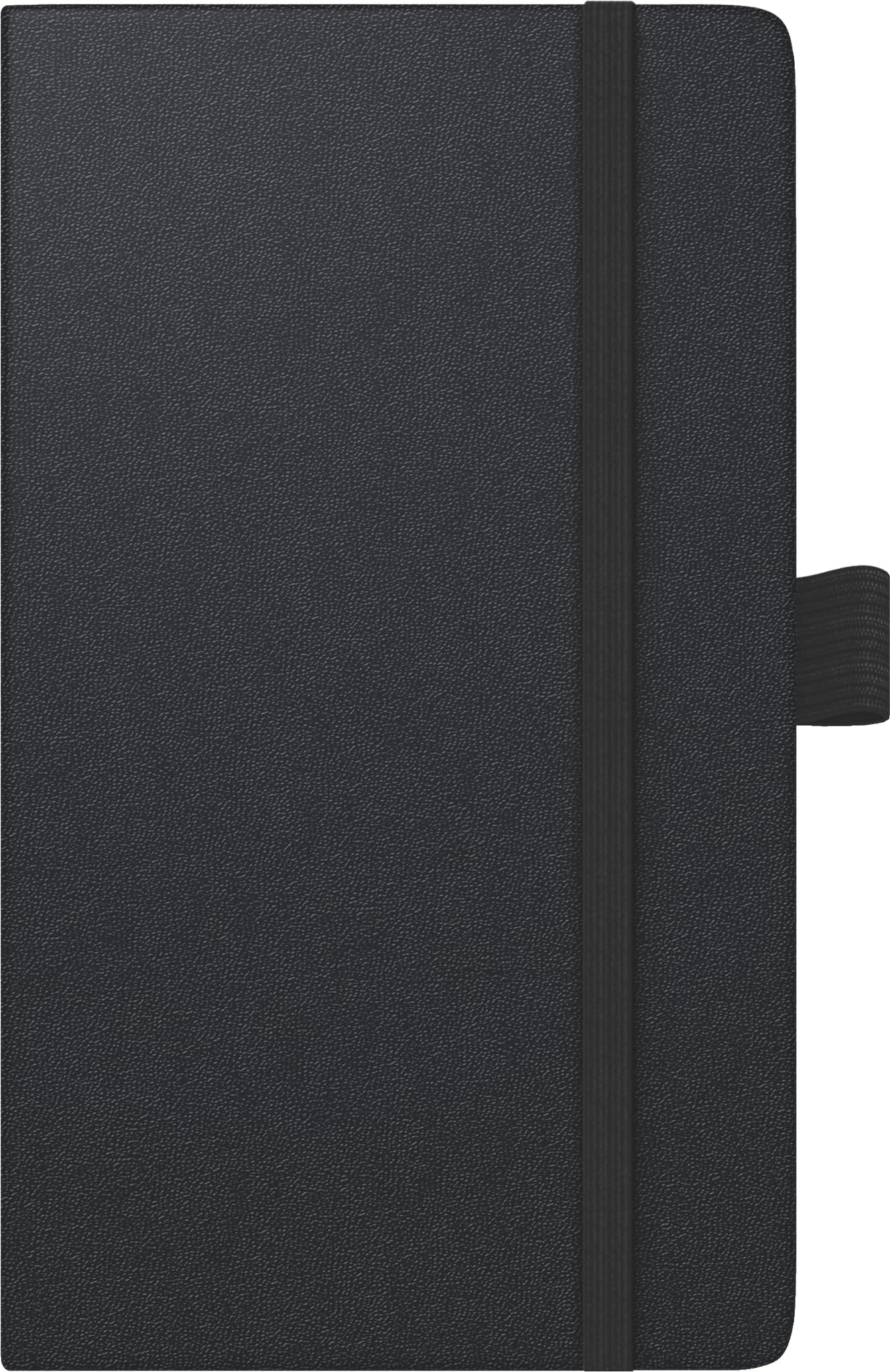 BRUNNEN Kompagnon Pocket Diary Model 756 66 (2025), 2 Pages = 1 Week, A6, 152 Pages, Baladek Cover, Black