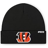 FOCO NFL Mens NFL Team Logo Basic Beanie Hat