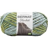 Bernat Blanket Forrest Sage Yarn - 2 Pack of 10.5oz/300g - Polyester - 6 Super Bulky - 220 Yards - Knitting/Crochet