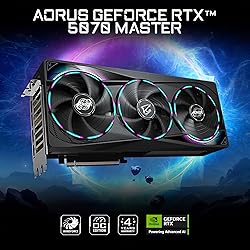 GIGABYTE AORUS GeForce RTX 5070 Master 12G Graphics