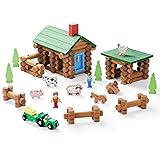 SainSmart Jr. Wooden Log Cabin Set Farm Building