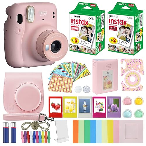 Fujifilm Instax Mini 11 Instant Camera Blush Pink MiniMate