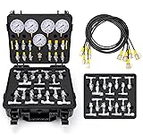 AilemeNova Hydraulic Pressure Test Kit, 5 Gauges
