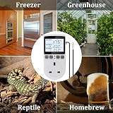 KETOTEK KT3100BL Temperature Controller Thermostat Plug 220V with LCD view 8