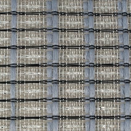 Amazon Com Cabinet Grill Cloth Black Silver Blue Weave 34 Width Musical Instruments