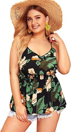 plus contrast lace cami dress