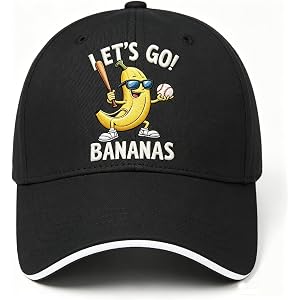 FOESUNIT Funny Bananas Hat Men Funny Dad Hats Funny Gifts for Women